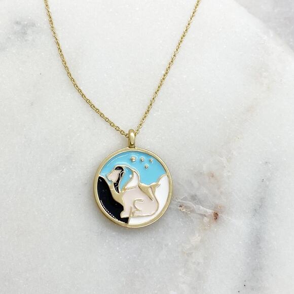 NEW Anthropologie x Beth Ward Leo Necklace - Picture 1 of 13